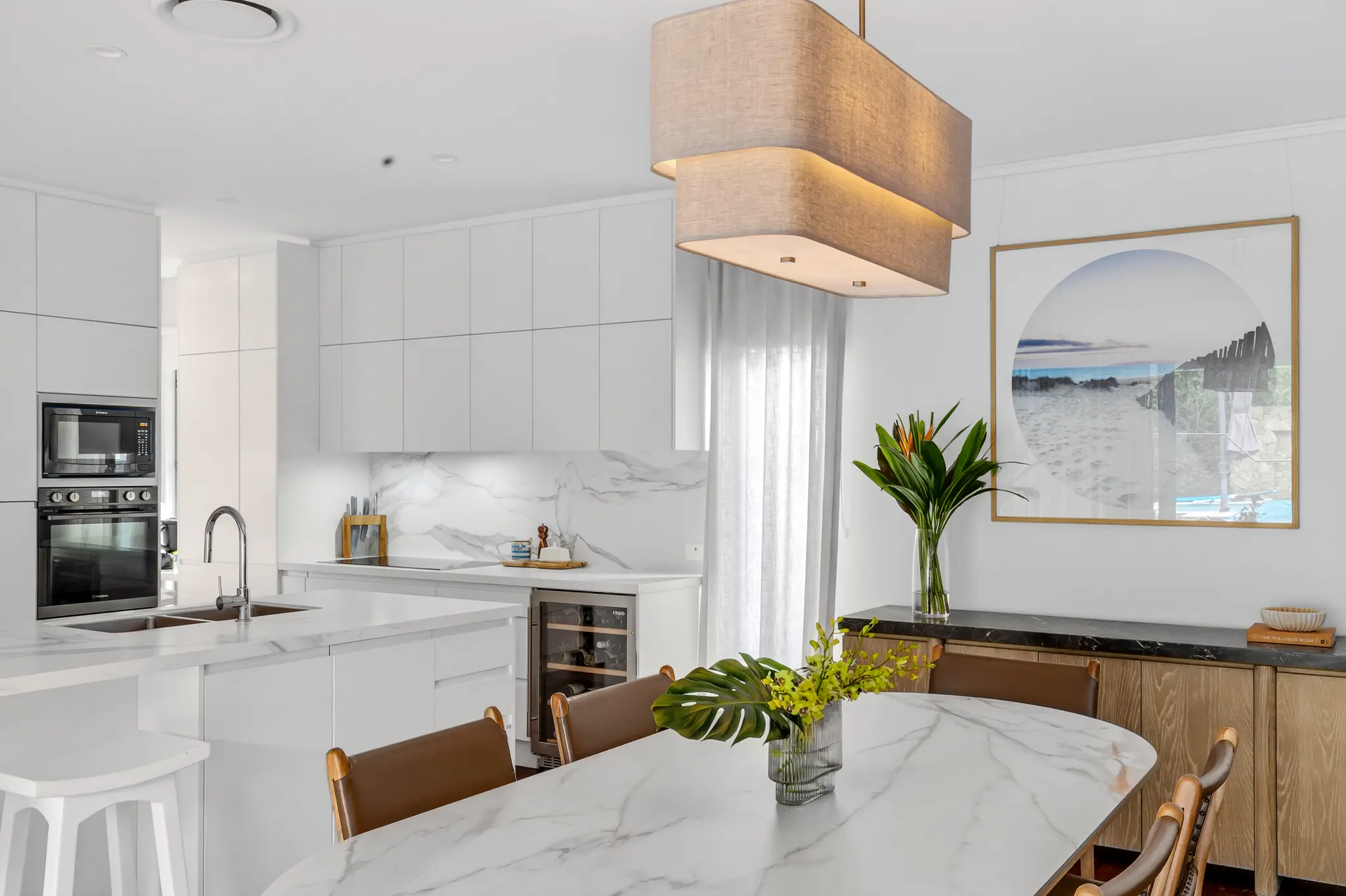 Curated Kitchen and Dining Area