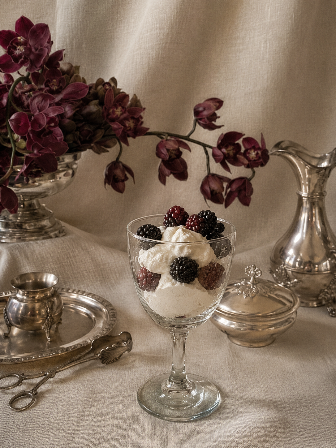 Vintage Starburst Glass Goblets